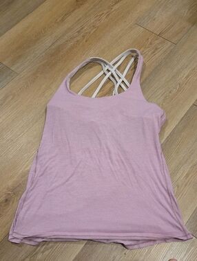 lululemon athletica Dusty Pink Strappy Tank Top